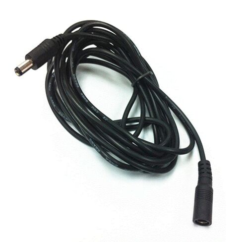 12V Power Adapter Extension Cable, Power Cord Extended Wire 1/2/3/5/10m 5.5 * 2.1mm Female to Male Plug Cable for Camera(1m) in Kuwait