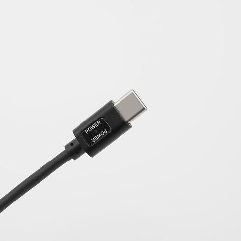 USB-C PD to NP-F550 Dummy Battery Coiled Power Cable, Fully Decoded Type C PD Adapter Suitable for Sony NP-F550/F570/F770/F970, Atomos Ninja V Shinobi Shogun 7, DSLR Camera & LED Light, 39" in Kuwait