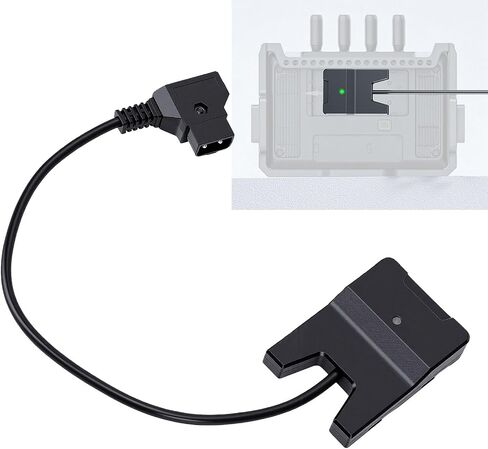 ASHATA WB37 Dummy Battery D TAP Power Cable for Monitor B Type Port with Reinforced PVC Durable Connectors in Kuwait
