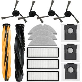 Dust Bags and Mop Pads Replacement For Mova P50 Ultra / P10 Pro Ultra 2 | P10 Pro Ultra / P10 Ultra Self-Empty Station Vacuum Cleaner, 12 Pack Spare Parts Accessories in Saudi Arabia