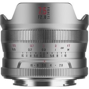 Brightin Star 7.5mm F2.8 IV Fisheye Lens for Micro 4/3 Mount Mirrorless Cameras, Manual Focus Prime APS-C Lens Fit for G7, GX85, GX9, G95, GH5, GH6, G100, G9 in Saudi Arabia