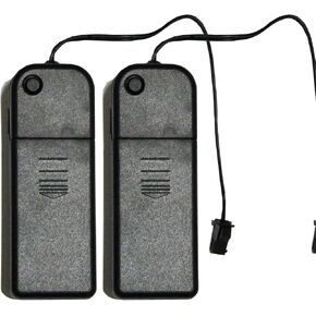 Battery Pack Contrller (4 Modes Solid On, Flash, Strobe, Off) for Neon El Wire Light (2 Pieces) in Kuwait