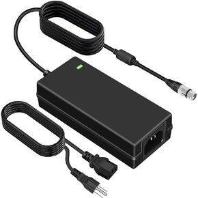 4-Pin XLR Power Adapter Compatible with Sony F55 Venice Canon C500 MKII Panasonic Zaxcom Fusion, 12V 5A, 60W, Black, Compact, Fast Charging in Saudi Arabia