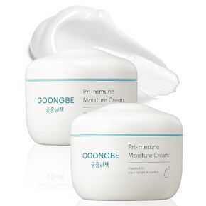 GOONGBE Pri-mmune Moisture Cream - Korean Baby Body Cream with Shea Butter - Hypoallergenic Gentle Daily Moisturizer for Dry Skin - Fast Absorbing, Naturally Derived Non-Sticky Cream, 6.1oz. 2 Pack in Saudi Arabia