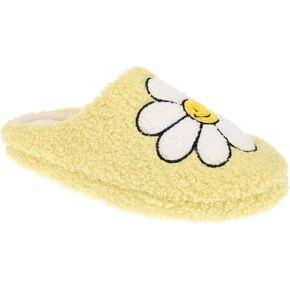 Joe Boxer Ladies Daisy Cozy Mule Slipper – Plush Sherpa Upper, Fully Lined Interior, Cushioned Footbed, Slip‑On Design, Soft Indoor Comfort Shoe in Saudi Arabia