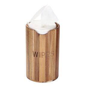 KoKone Farmhouse Bamboo Wipes Dispenser Compatible for Clorox Lysol | Wipes Canister Holder Cleaning Wipe Dispenser Container, Decorative Bamboo Wipes Dispenser Keeper for Kitchen Bathroom Office in Saudi Arabia