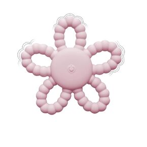 Vibrating Teether for Baby, Vibrating Sensory Chew Toy for Toddler | Portable Vibrating Teether, Teething Ring Relief for Babies 6-12 8-18 Months, Perfect Baby Gifts in Kuwait