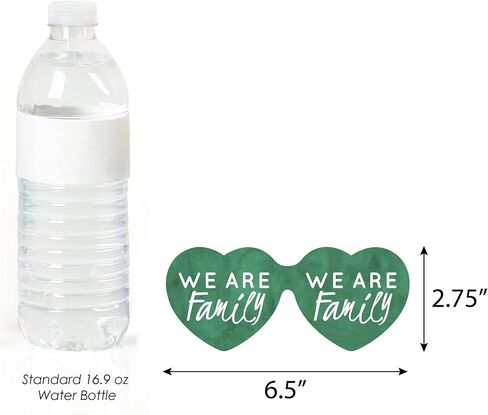 Big Dot of Happiness Family Tree Reunion Glasses - Paper Card Stock Family Gathering Party Photo Booth Props Kit - 10 Count in Kuwait