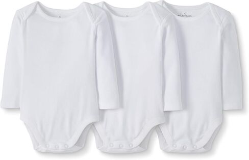 Moon and Back by Hanna Andersson Unisex-Baby Organic Cotton Long-Sleeve Bodysuits in Kuwait