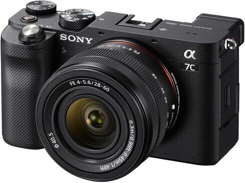 Sony Alpha 7C Full-Frame Compact Mirrorless Camera Kit - Black (ILCE7CL/B) in Kuwait