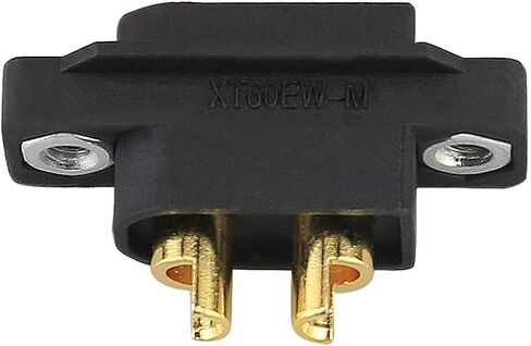 Amass 10 PCS XT60EW-M Mountable XT60E Male Plug Connector with Screws for RC Drone Aircraft FPV Racing Drone in Kuwait