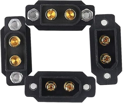 Amass 10 PCS XT60EW-M Mountable XT60E Male Plug Connector with Screws for RC Drone Aircraft FPV Racing Drone in Kuwait