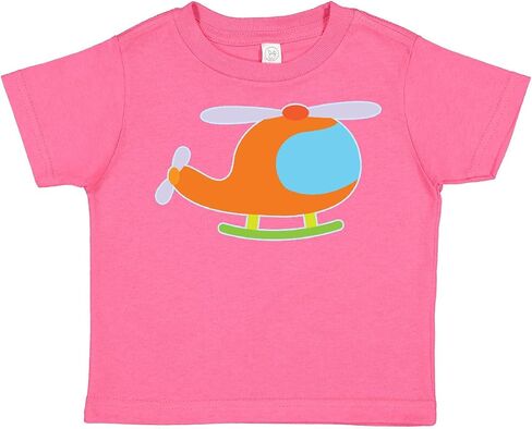 inktastic Helicopter Cute Flying Toddler T-Shirt in Kuwait