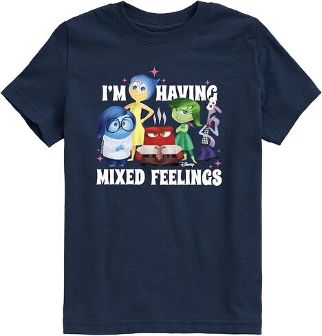 Inside Out - Mixed Feelings - Toddler Boys Short Sleeve Graphic T-Shirt in Kuwait