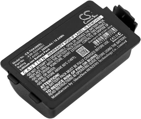 2600mAh Replacement Battery for TSC Alpha 3R A3R-52048001 (7.4V) in Kuwait
