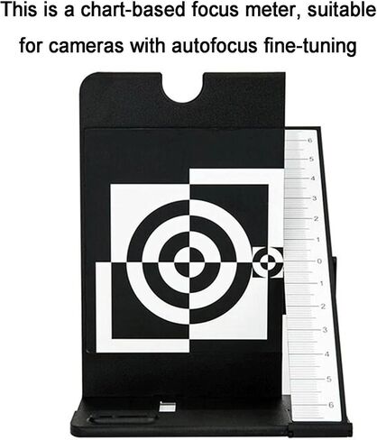Lens Focus Calibration Chart, Precision Camera Lens Calibration Tool with Level Bubble and Standard 1/4-20 Tripod Mount Designfor DSLR Camera Autofocus Adjustment and Accuracy Improvement in Kuwait