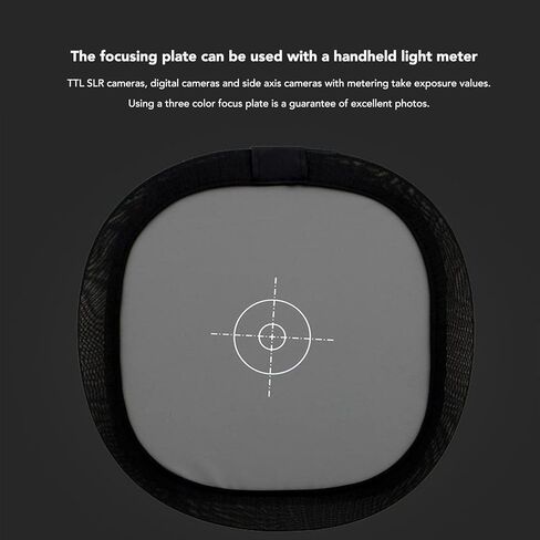 Estink White Balance Card, PU Leather Camera Focus Board 30 x 30cm Double Sided 18 Percent Gray and White Foldable with Pouch for Photography Exposure and Product Shots in Kuwait