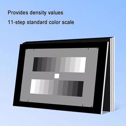 Color Calibration Test Card, Color Calibration Test Chart, 11 Phase Standard Grayscale Test, Improve Image Clarity and Contrast, for Digital Photo and Video, Photography Accessories in Kuwait