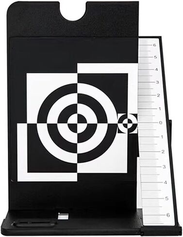 Autofocus Calibration Kit, Lens Focus Test Chart with Alignment Ruler & White Balance Card for Photographers and Camera Hobbyists in Kuwait