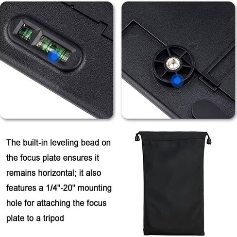Autofocus Calibration Kit, Lens Focus Test Chart with Alignment Ruler & White Balance Card for Photographers and Camera Hobbyists in Kuwait