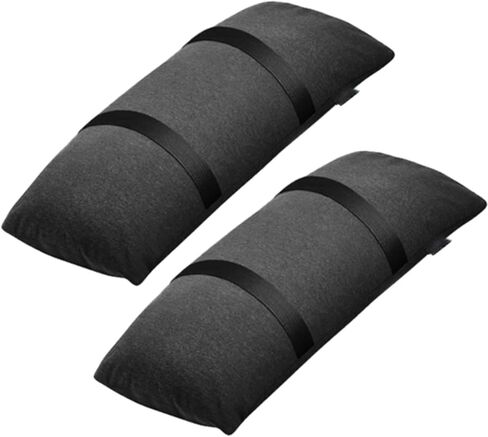 2 Pack Fillable Umbrella Base Sandbags 49Lbs Each, 600D Weights For Cantilever Patio Garden Backyard Stability, Black in Kuwait