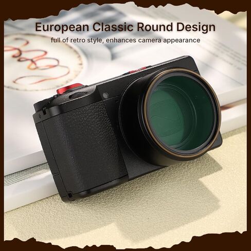 Haoge GR4 49mm Filter GW-4 Wide Lens Adapter Ring for RICOH GR VI HDF Camera Lens Accessories,Replacement GA-3, Metal Bayonet Mount, Lock Button Design LAR-GR4-Lo in Kuwait