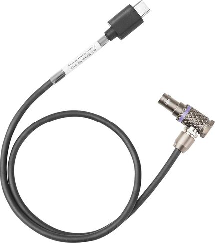 USB-C Power Cable for DJI RS4 RS3 Pro RS2 to 2 Pin Right Angle Power Cable (Unreg.) 50cm|20inches in Kuwait