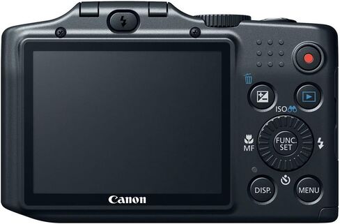 Canon PowerShot SX160 is 16.0 MP Digital Camera with 16x Wide-Angle Optical Image Stabilized Zoom with 3.0-Inch LCD (Black) (Renewed) in Kuwait