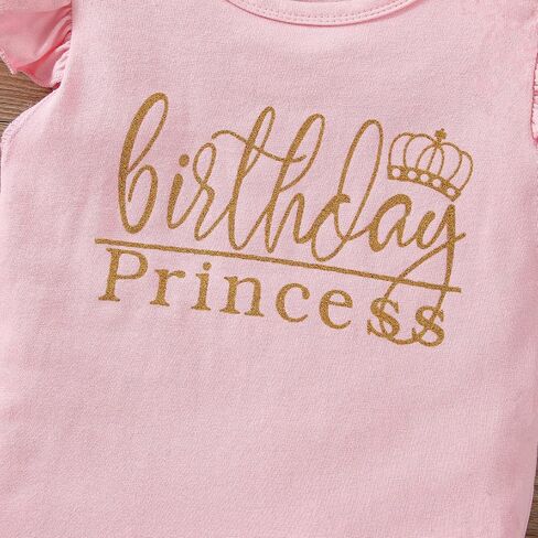 Toddler Kids Baby Girls Birthday Princess Outfits Dress Vest Tank Top Dot Mesh Tutu Skirt in Kuwait