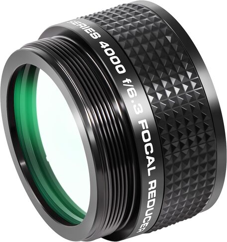 Astromania 0.5X Telescope Focal Reducer 1.25 Inch for Astronomy Telescopes | 85mm Focal Length,Reduction Factor of About 0.5x,1.25 Inch Filter Thread,2 Lenses for Better Correction,22.5mm Lens Aperture in Kuwait