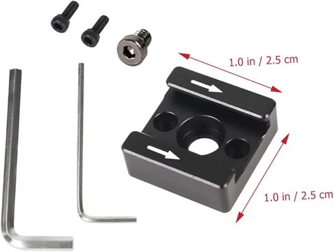 OSALADI 2sets Cold Shoe Mount Adapter Thread Hole for Camera for Mounting Monitors Lights and Microphones Easy Installation Compatible Standard Cold Shoe Accessories in Kuwait