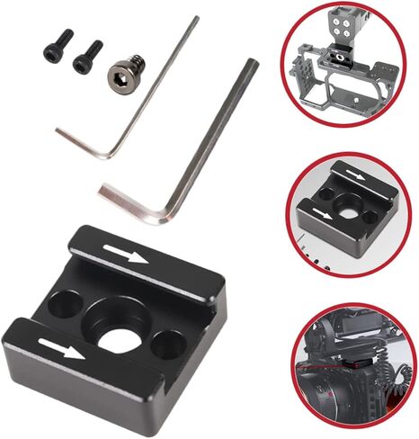 OSALADI 2sets Cold Shoe Mount Adapter Thread Hole for Camera for Mounting Monitors Lights and Microphones Easy Installation Compatible Standard Cold Shoe Accessories in Kuwait