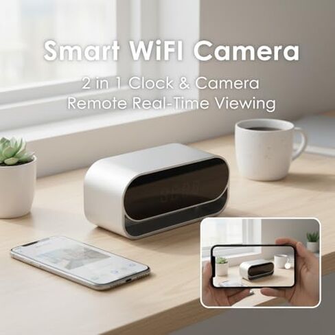 ULar Clock Camera 4K with Night Vision + 16GB Card in Kuwait