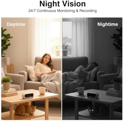 ULar Clock Camera 4K with Night Vision + 16GB Card in Kuwait