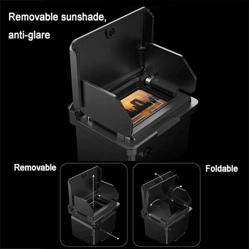 Optical Waist Level Viewfinder, Camera External Optical Viewfinder, Adjustable Cold Shoe Mount & Compatible with Various Cameras in Kuwait