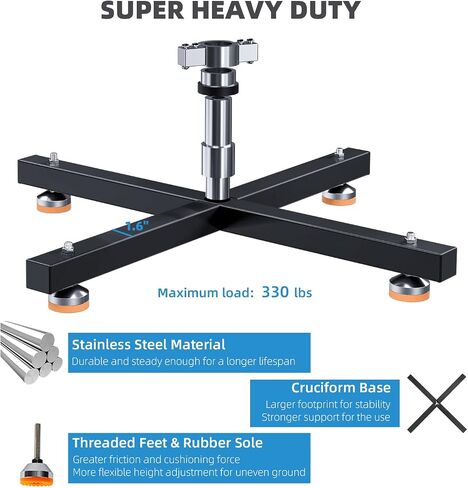 RAUBAY 360 Camera Spinner Standard, Rotating Camera Platform, 330lb Load | Stable rotating camera platform for product photography, commercial video and bullet-time shots with silent bearing design in Kuwait