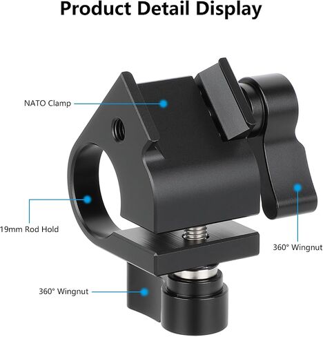 CAMVATE NATO Clamp to 19mm Single Rod Bracket-3970 in Kuwait