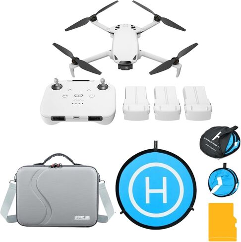 SKYROVER S1 Mini Camera Drone Combo (White) Bundle with Carrying Case and Accs | Drone Combo, Carrying Case, Accs in Kuwait