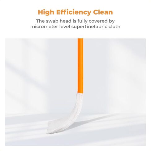 K&F CONCEPT Double Tipped 24mm Full Frame Sensor Cleaning Swab X14 | New Dual-Head Design, Vacuum Sealed, Soft and Flexible, Smooth And Lint-Free, Portable, Suitable For Multiple Devices in Kuwait