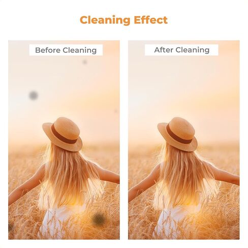 K&F CONCEPT Double Tipped 24mm Full Frame Sensor Cleaning Swab X14 | New Dual-Head Design, Vacuum Sealed, Soft and Flexible, Smooth And Lint-Free, Portable, Suitable For Multiple Devices in Kuwait