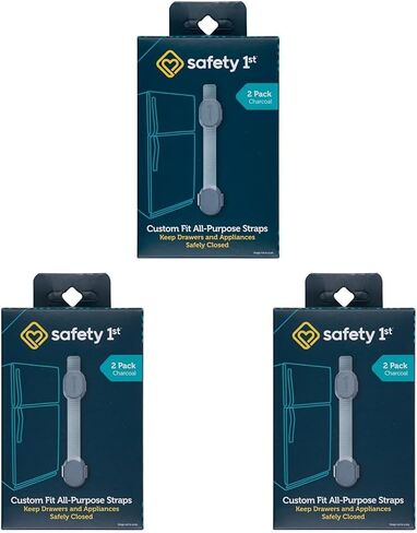 Safety 1st Custom Fit All Purpose Strap, Décor 2 Count (Pack of 1) in Kuwait