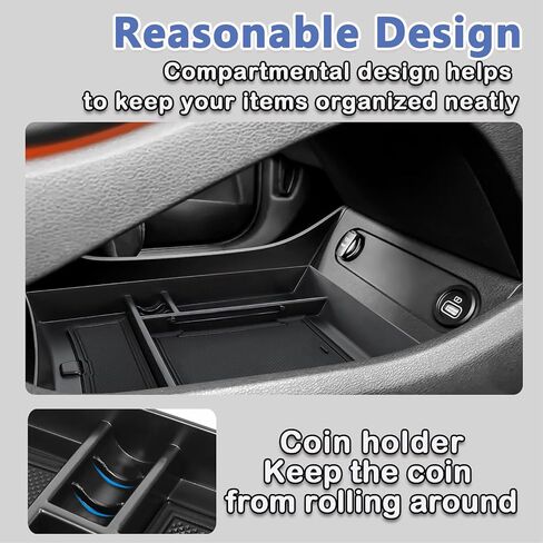 Lower Console Tray for 2021-2023 Hyundai Santa Fe Accessories | Lower Center Console Storage, ABS Material, Keeps Small Items Organized, Easy Installation and Cleaning, Interior Accessories in Kuwait