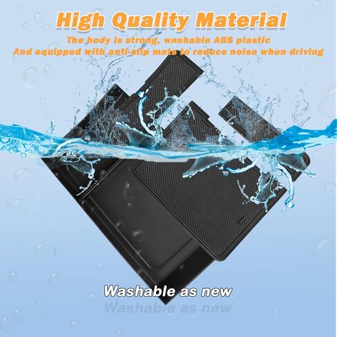 Lower Console Tray for 2021-2023 Hyundai Santa Fe Accessories | Lower Center Console Storage, ABS Material, Keeps Small Items Organized, Easy Installation and Cleaning, Interior Accessories in Kuwait