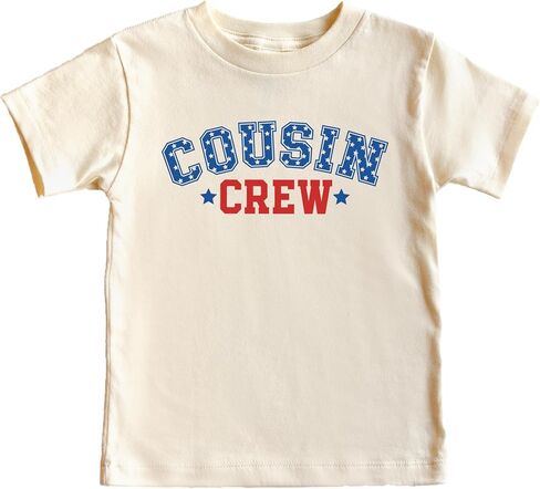 USA Cousin Crew Shirt for Boys and Girls Patriotic Matching 4th of July Tee for Kids in Kuwait