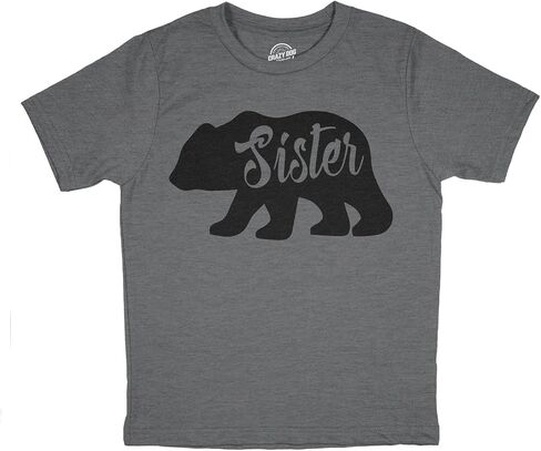 Toddler Sister Bear T Shirt Cute Funny Family Tee for Little Sister in Kuwait