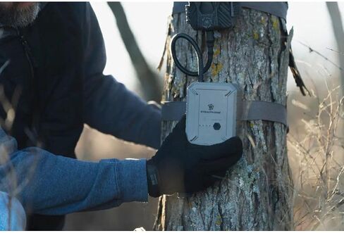 Stealth CAM FieldMAX External Lithium Rechargeable 5000mAh Battery | Locking, w/Trail Cameras w/ 12V Battery Jack, power Cable, smooth Adapters, 4.5mm Jack, cable Included in Kuwait