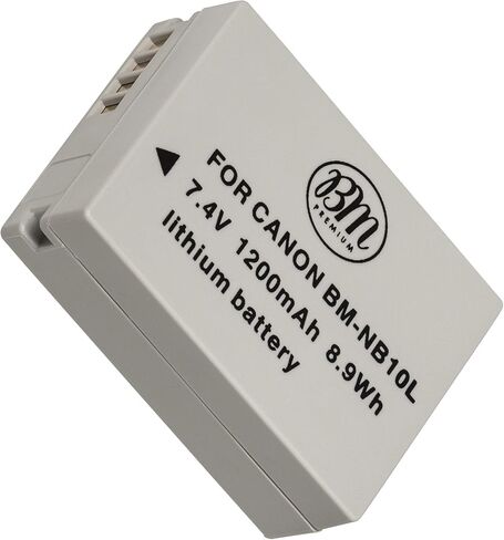 BM Premium NB-10L Battery for Canon PowerShot G15, G16, G1 X, G3-X, SX40 HS, SX50 HS, SX60 HS Digital Camera in Kuwait