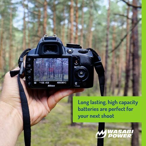 Wasabi Power Battery for Nikon EN-EL14, EN-EL14a and Nikon Coolpix P7000, P7100, P7700, P7800, D3100, D3200, D3300, D5100, D5200, D5300, Df in Kuwait