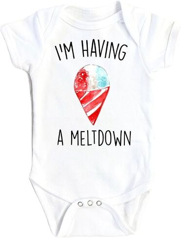 Snow Cone Baby Boys Girls Clothes Infant Romper Bodysuit One-Piece Funny Cute born in Kuwait