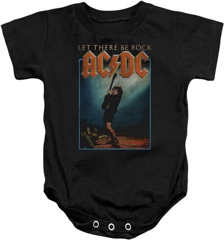 Popfunk ACDC Design Collection Infant Baby Boys & Girls Onesie Snapsuit in Kuwait